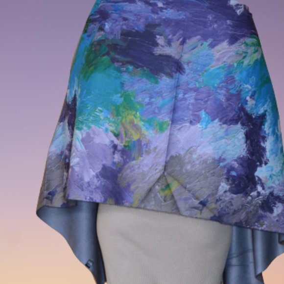 Woman extra long scarf - Picture 3 of 8